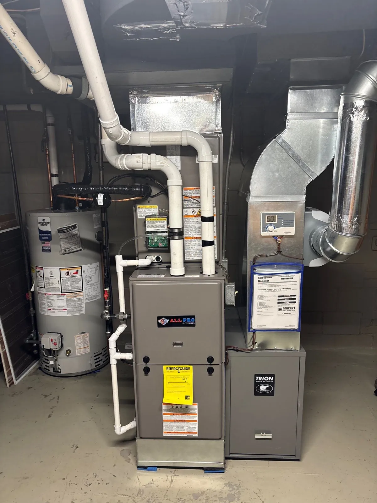 After — HVAC project completed November 2025