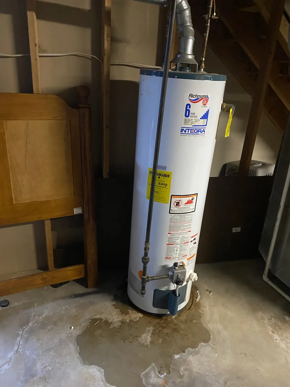 Before — HVAC project completed April 2026