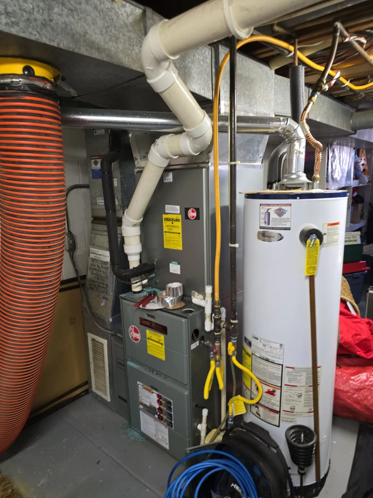 Before — HVAC project completed January 2026