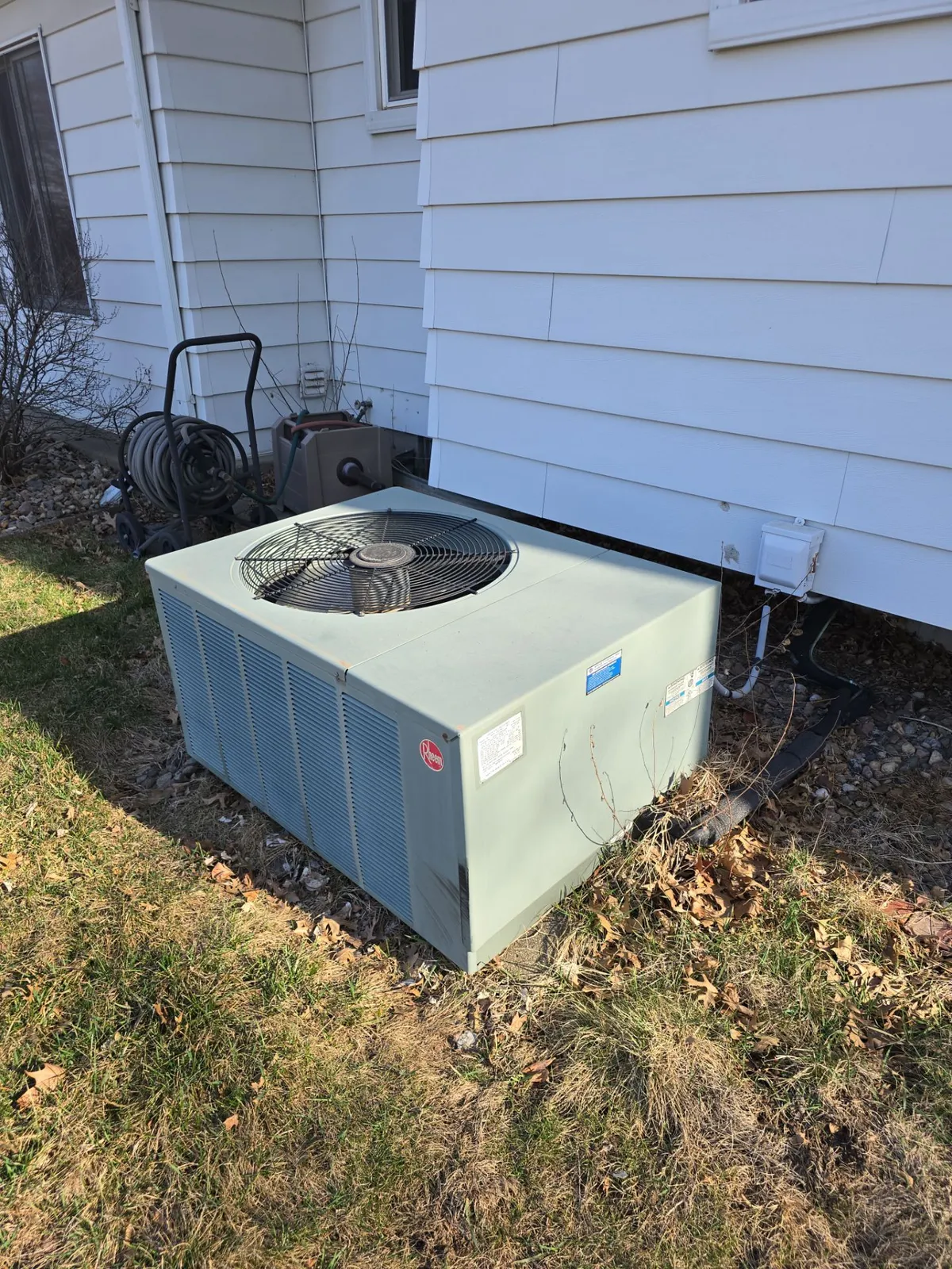 Before — HVAC project completed January 2026