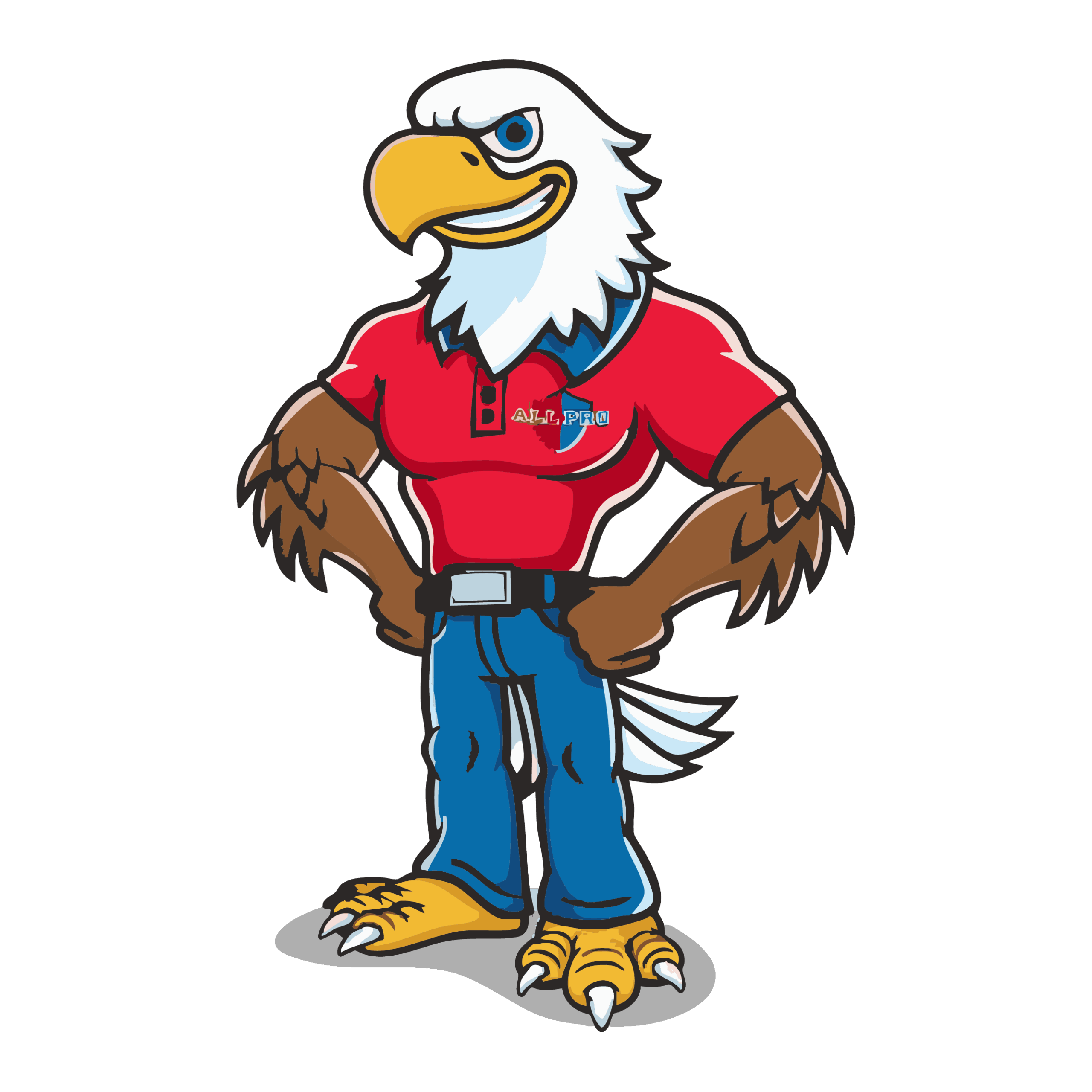 Iowa All Pro Bird Mascot